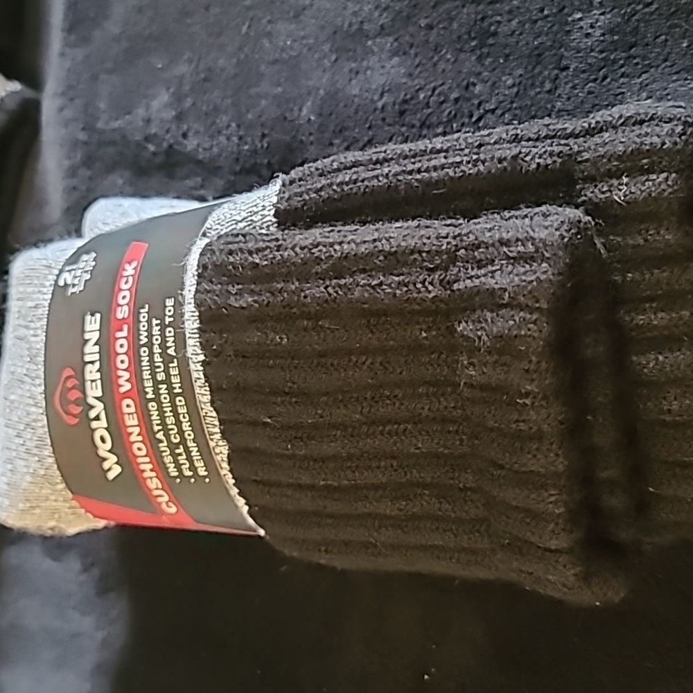 Wolverine Cushioned Wool Sock Large